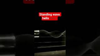 STANDING WAVE, HELIX using string vibration.