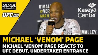 Michael ‘Venom’ Page Reacts To UFC Debut, Undertaker Entrance | UFC 299 | MMA Fighting