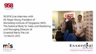 Famous 95 8FM Live interview with Mr Roger Wang, President of MIS Wealth
