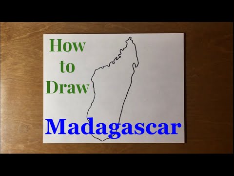 Video: How To Draw Madagascar