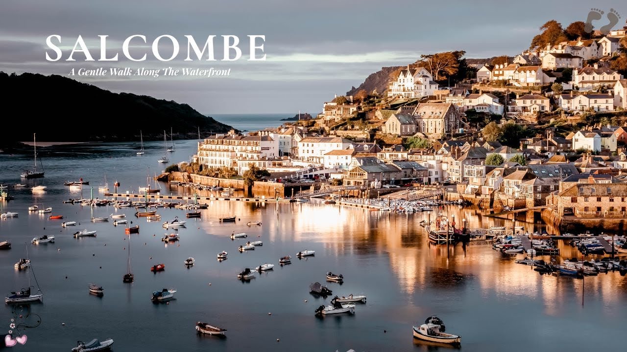 SALCOMBE – A Soft & Dreamy Coastal Walk Through Devon’s Beautiful Harbour Town (No Talking, 4K)