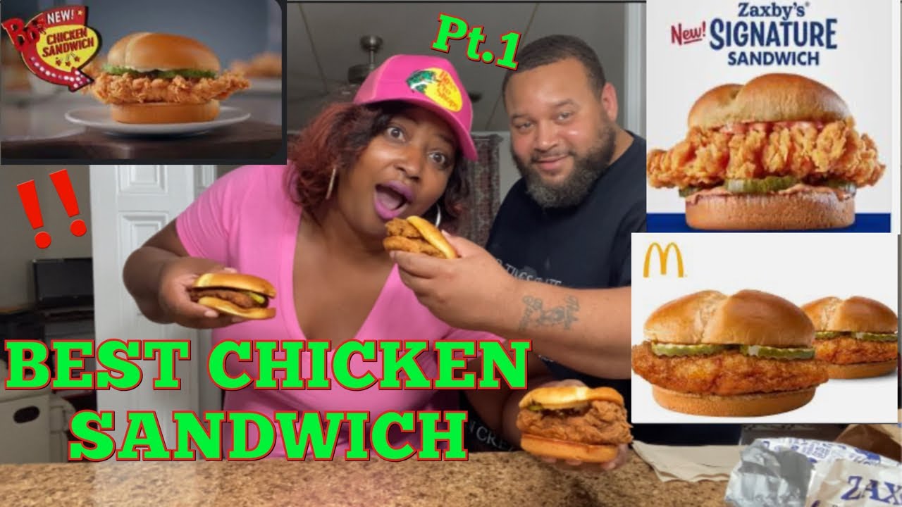 Rating BEST CHICKEN SANDWICH CHALLENGE *ZAXBY vs. MCDONALDS vs