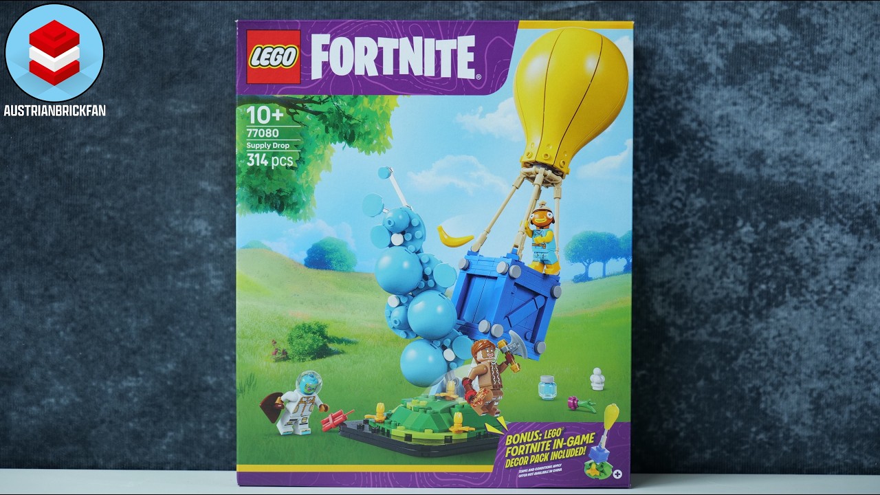LEGO Fortnite 77080 Supply Drop - LEGO Speed Build Review