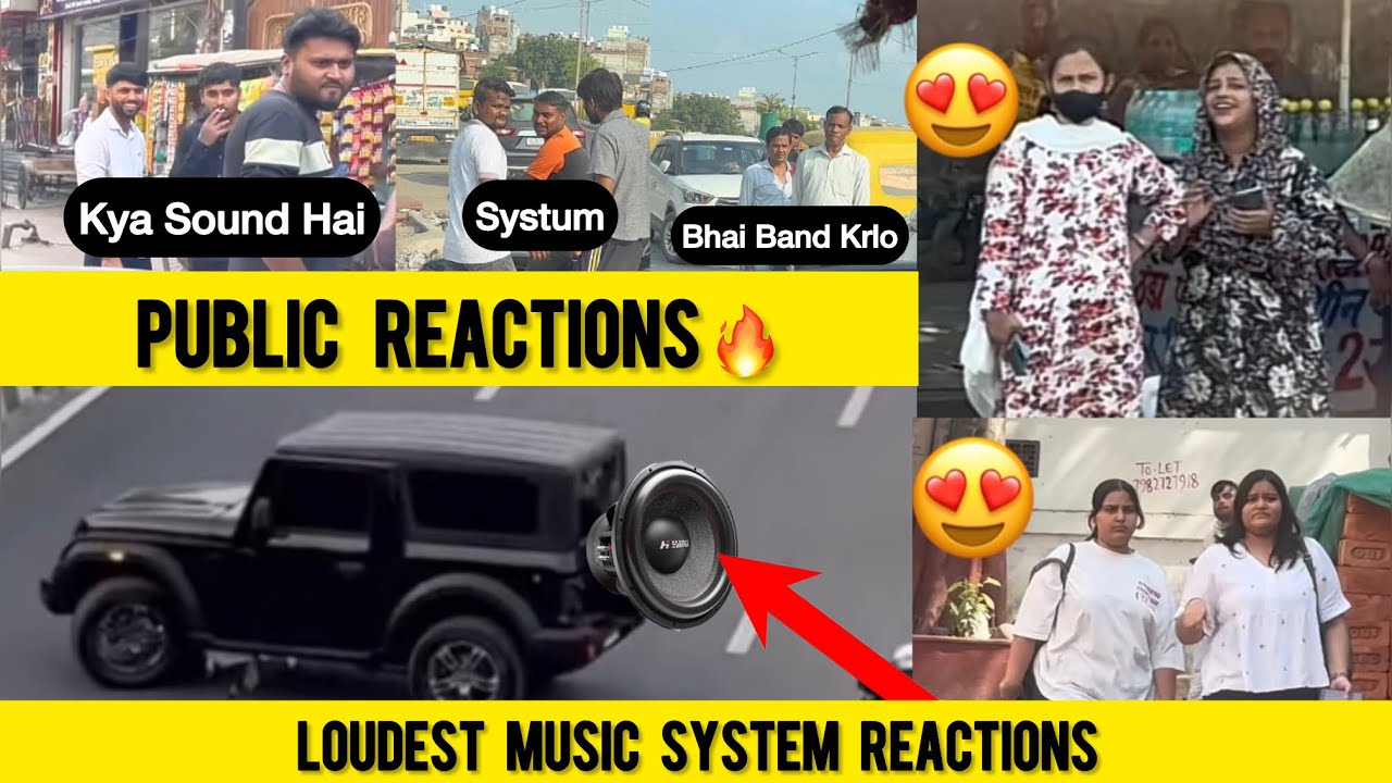 Loudest Music System Reaction Vlog 😍 | Rds Woofers Crazy Reactions | Dhruv Bhati