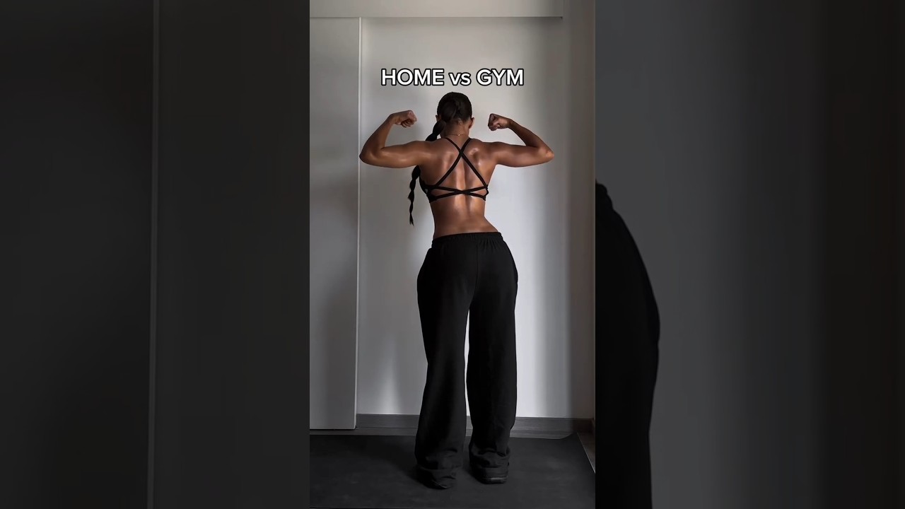 HOME vs GYM Back Workout: Build That Hourglass Shape ⏳ 