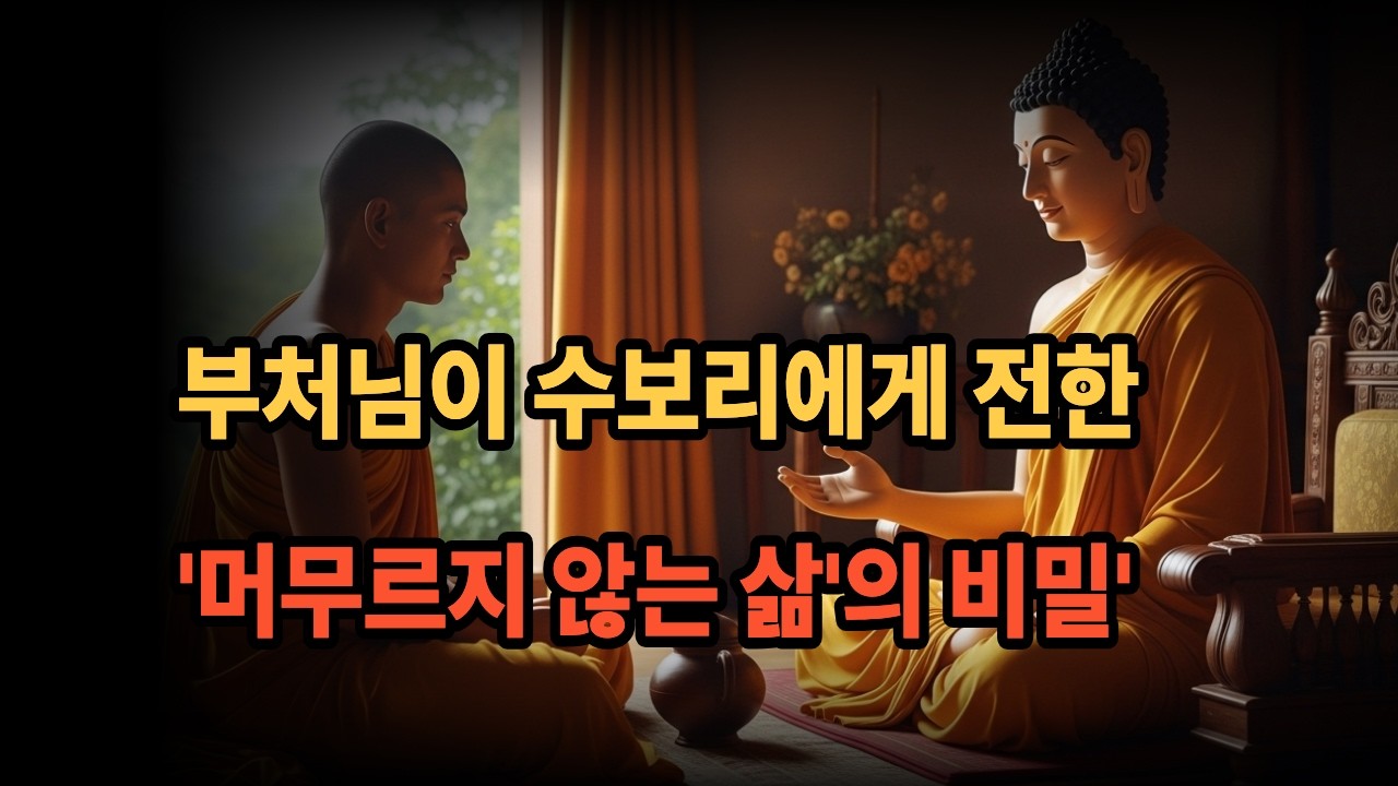 부처님이 수보리에게 전한 '머무르지 않는 삶'의 비밀