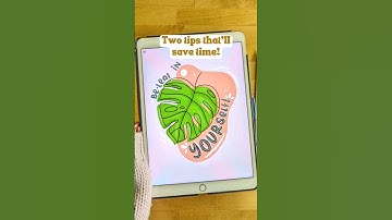 Easy way to duplicate layers in Procreate #shorts #procreate