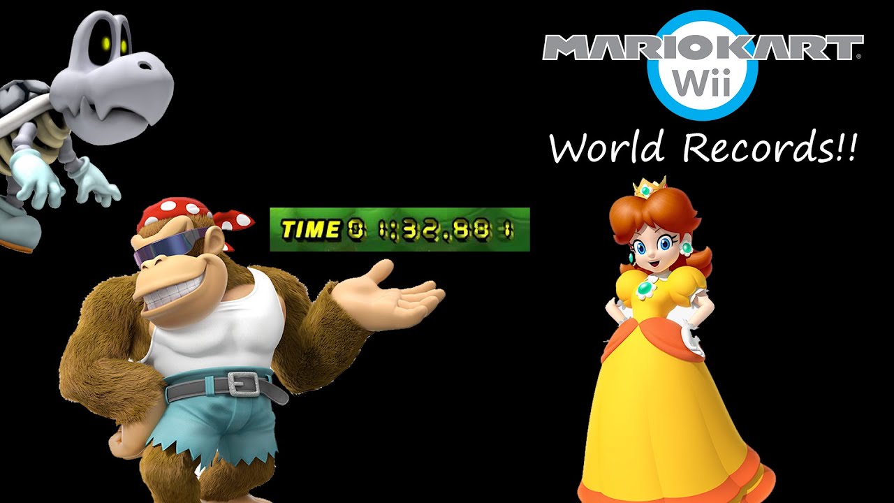 [MKWii] All 32 Track World Record Compilation | February 2017