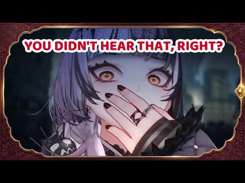 Shiori Cute Reaction When Chat Hears a Strange Sound