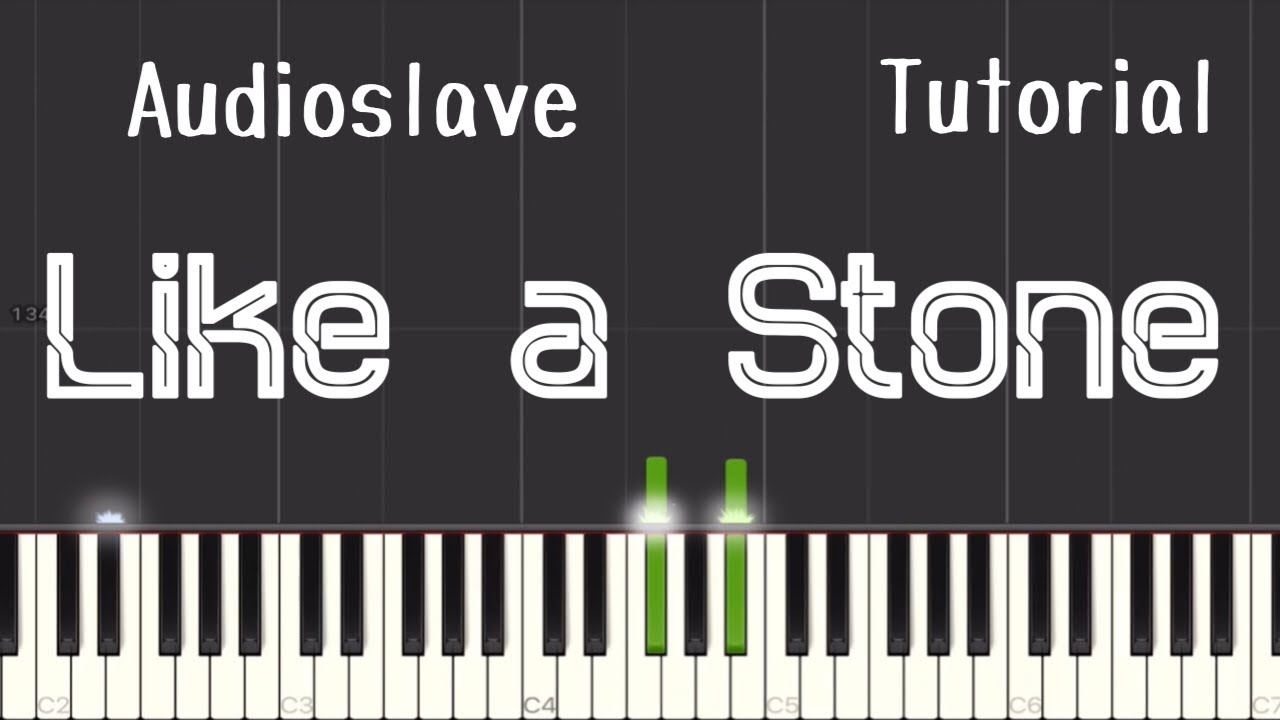 Audioslave - Like A Stone Piano Tutorial
