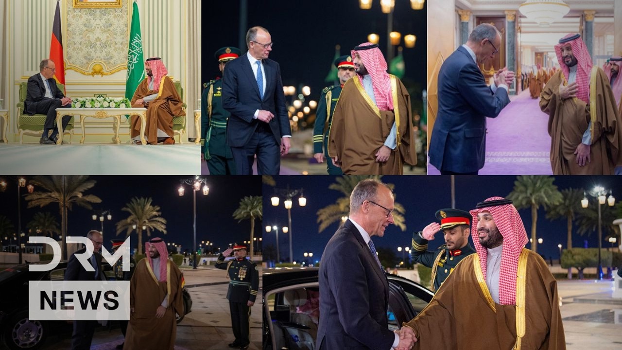 GRAND WELCOME: Germany’s Merz Meets Saudi Crown Prince as Berlin Seeks New Energy | AC1B