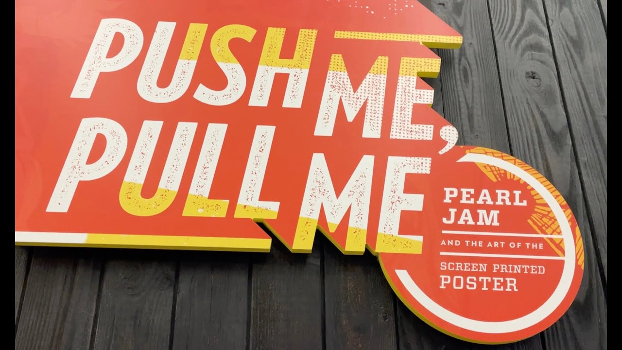 Pearl Jam Posters Exhibit at Seatac Airport