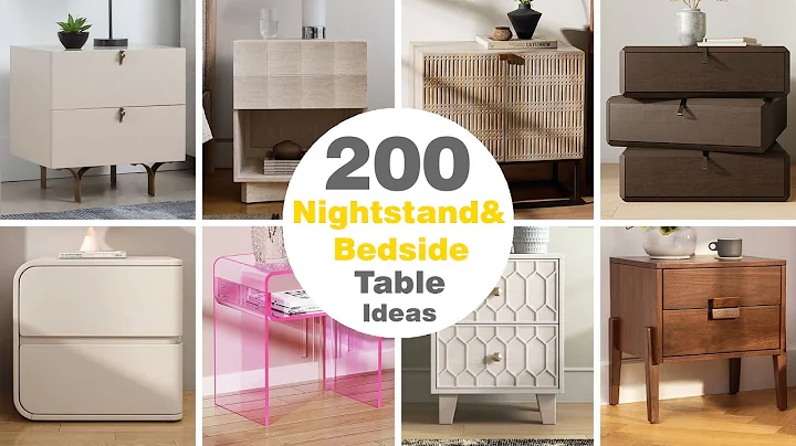 200 Nightstand & Bedside Table Ideas 2024 // Types of Tables // Bedoom Furniture Ideas