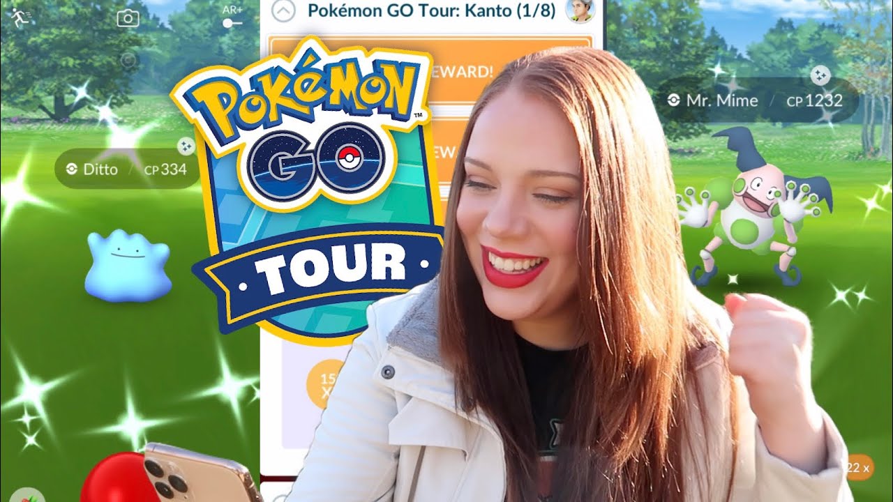 RACING THE CLOCK FOR EVERY SHINY! Pokémon GO Tour Kanto Event Vlog (Shiny Ditto Research)