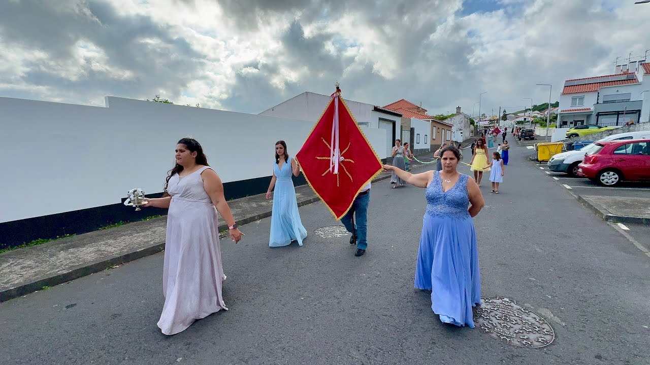 Coroação / Procissão 🕊️ Império Sao Vicente Paulo Fajã de Baixo, Ponta Delgada -20.07.25 #HolySpirit
