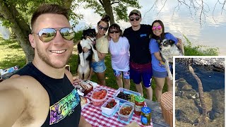 HUGE SNAKE Crashes Our Family Picnic *TERRIFYING*