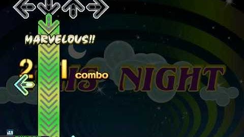 [DDR X2/stepmania/TRANS] THIS NIGHT [Single-EXPERT] 99.545%