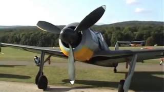 Focke Wulf 190 Awesome Enginesound !!!