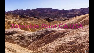 Zabriskie Point,CA,USA