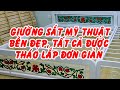 Giường sắt. Giường sắt mỹ thuật. giường sắt 2020 đẹp nhất. Tuấn Anh 0966939826