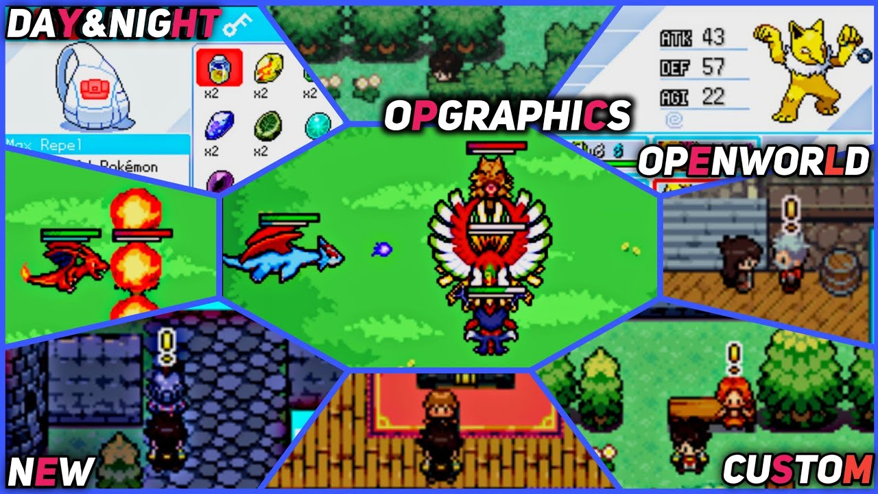 This Pokemon romhack is basically an all-new GBA RPG with modern