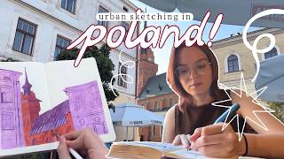 i spent a week at an urban sketching festival in tarnów ! ✦ usk poland ✦