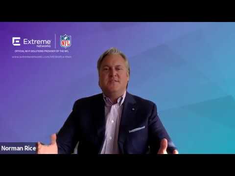 Extreme Networks is proud to support the NFL Draft-A-Thon. COO Norman Rice shares details.