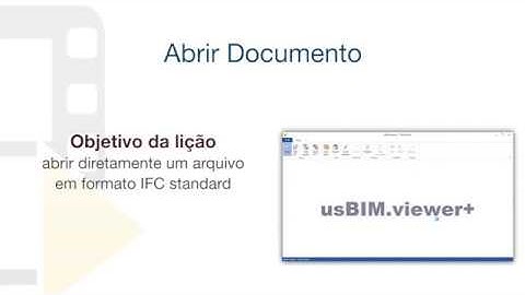 Vídeo Tutorial usBIM.viewer+ / Abrir Documento / ACCA software