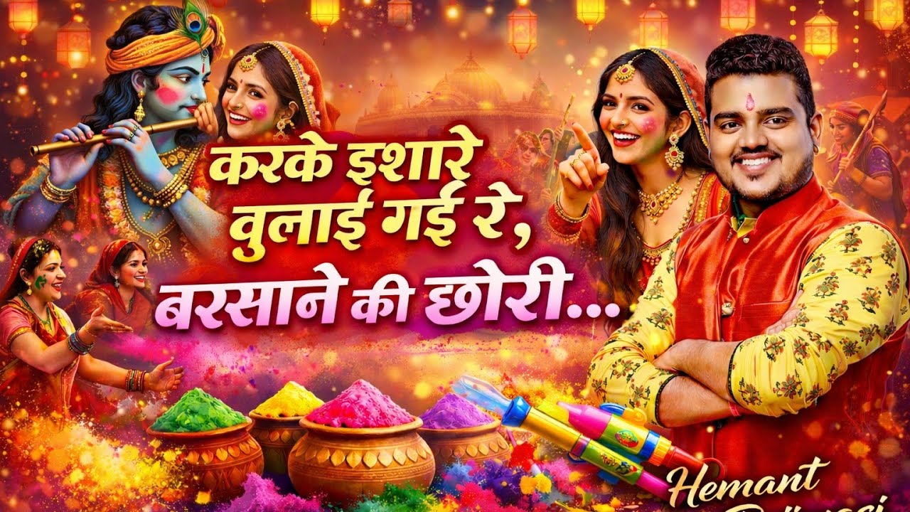 Karke Ishara Bulai Gai Re Barsane Ki Chhori | Radha Rani Bhajan | Holi Bhajan | Hemant Brijwasi