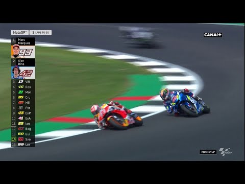 L'Incroyable final entre Marquez et Rins - GP de Grande Bretagne