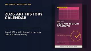 2026 Calendar: Art History Edition | John B. Logan