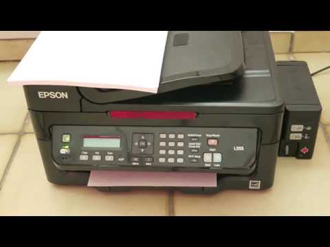 Epson L555 Ecotank - Erste Anwendung