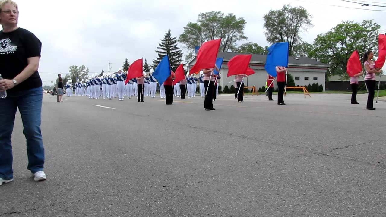 Lamphere High School Marching Band Memorial Day Parade 5/28/2011 Part 4 YouTube