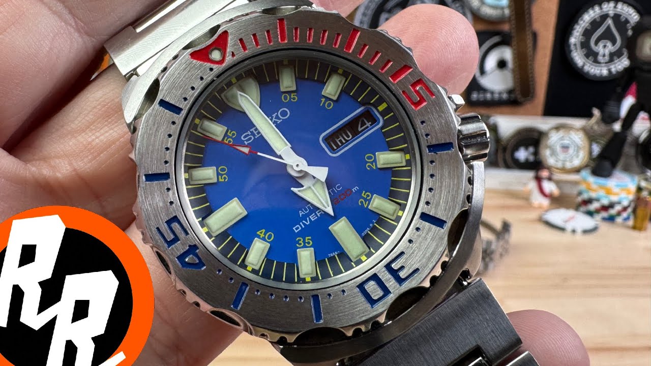 Unboxing Seiko SKZ213 Blue Monster Limited Edition - YouTube