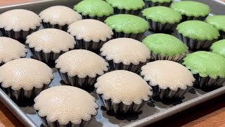 Cách Làm BÁNH BÒ HẤP Từ Bột Pha Sẵn Nhanh Mềm Xốp Ngon | Premixed Coconut Steamed Rice Cake