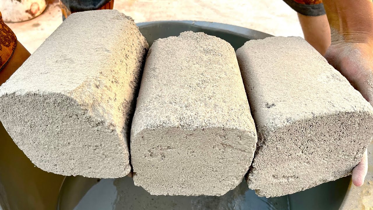 New | Bombastic 🙀Water crumbling dipping of Cement Grains Buckets Pouring mixing also 