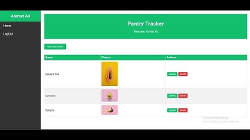 pantry tracker @The-Headstarter