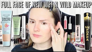 FULL FACE OF NEW WET N WILD MAKEUP PRODUCTS 2021 | NEW MAKEUP FROM THE DRUGSTORE | BIG POPPA MASCARA