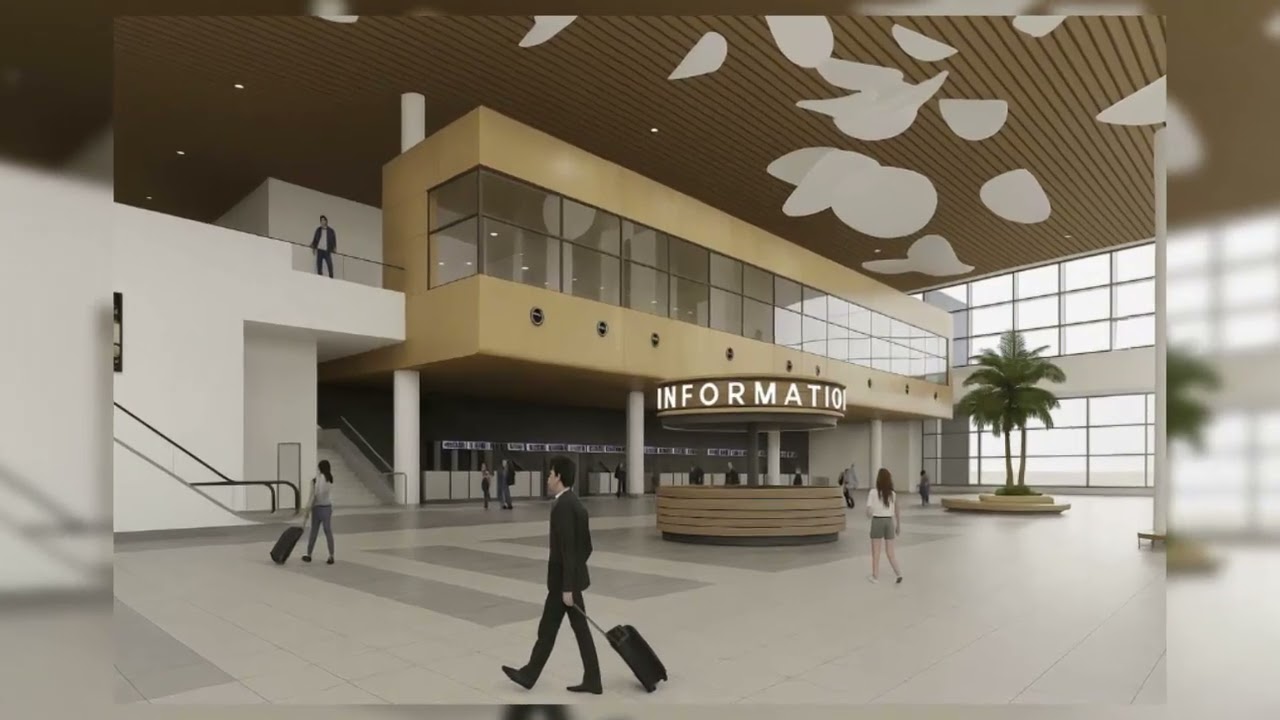 RDC: La nouvelle aérogare de l’aéroport de la Luano à Lubumbashi dans le Haut-Katanga.