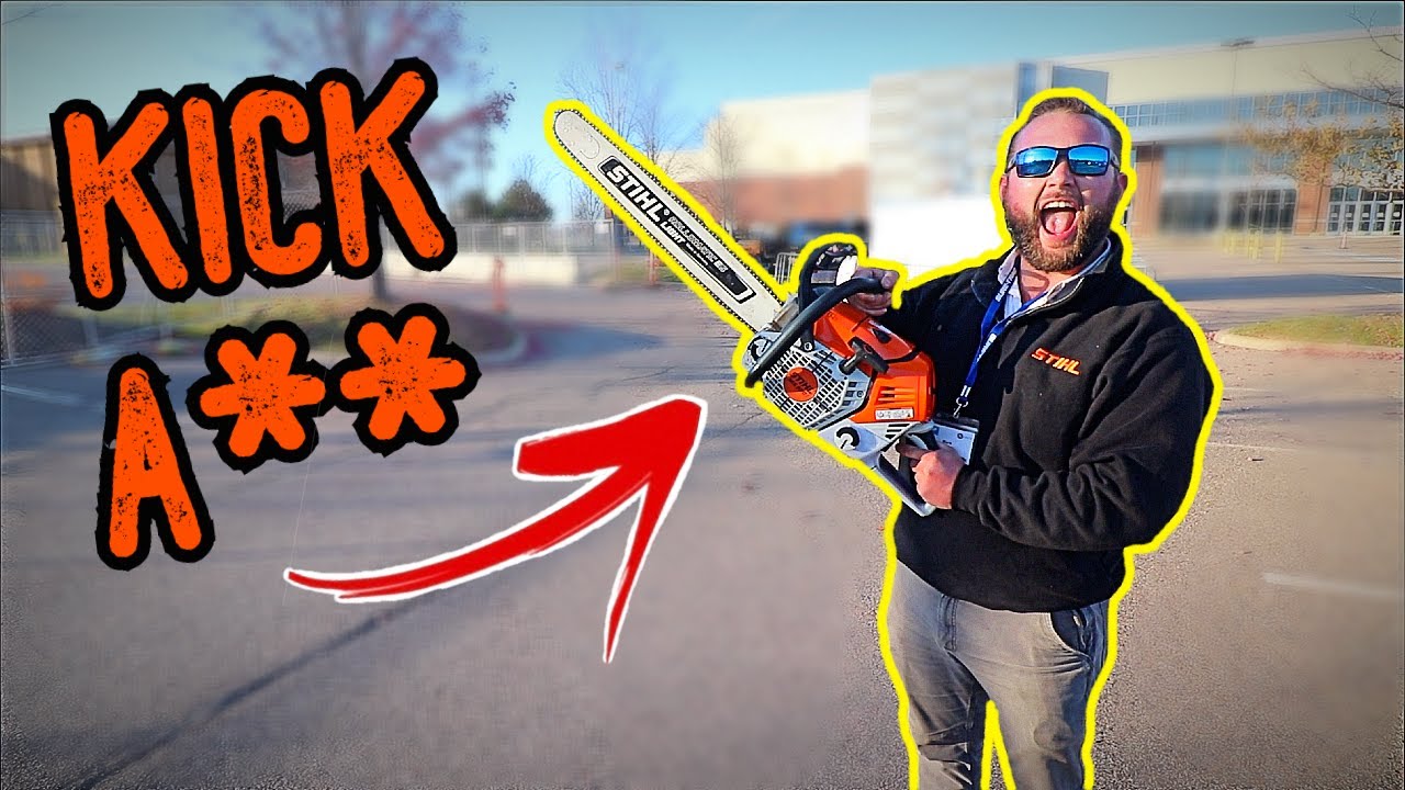 WORLD CLASS Chainsaw for PROFESSIONALS Stihl MS 500i Chainsaw Safety