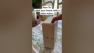 How to label with a label maker! #organization #labelmaker #labelprinter #labeling #asmr #labels