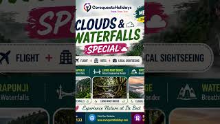 ☁️ Meghalaya Monsoon Tour | Explore Shillong &amp; Cherrapunji This Season 🌧️✈️