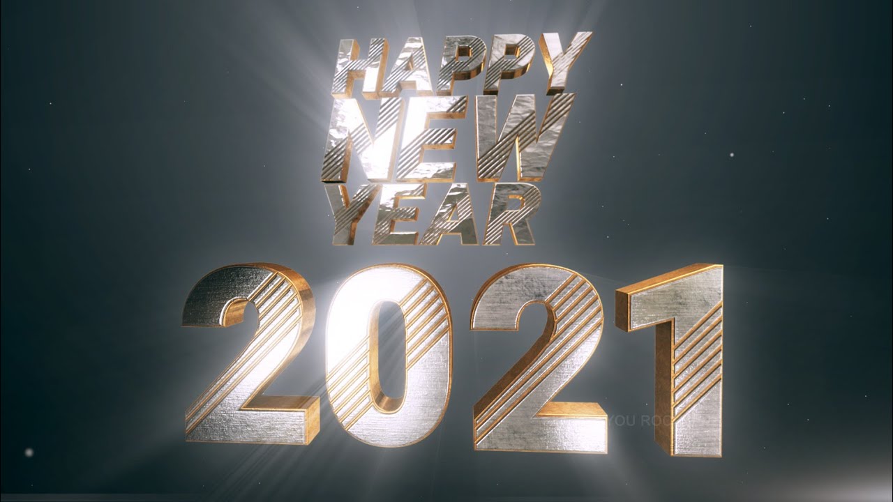 Happy New Year 2021 status, wishes, Greetings 3D Animation, Latest & Best  Version - YouTube