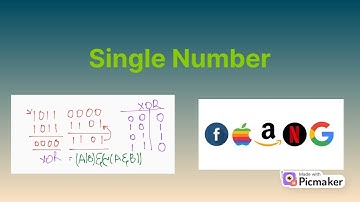 Amazon Coding Interview Question - Single Number - LeetCode - O(n) Runtime and Constant space