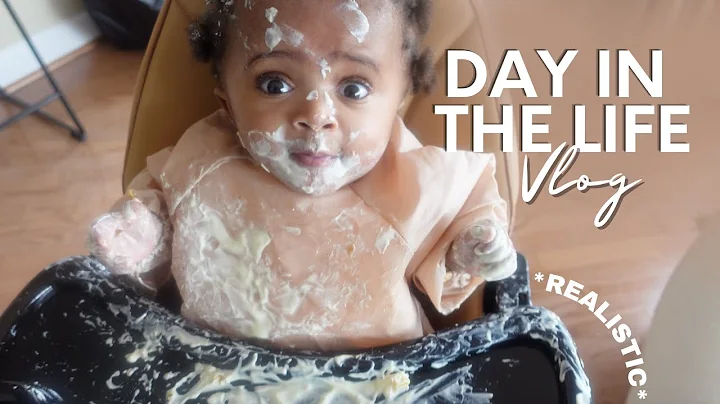 REALISTIC DAY WITH A 1 YEAR OLD | cooking + gettin...