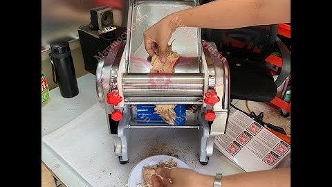 Máy cán mực khô - thịt khô chạy điện - 0945368000