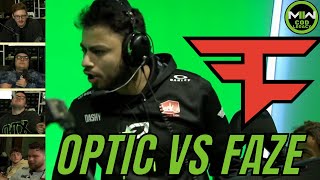 The Dynasty reacts to OpTic UPSETTING FaZe (MAJOR 3)