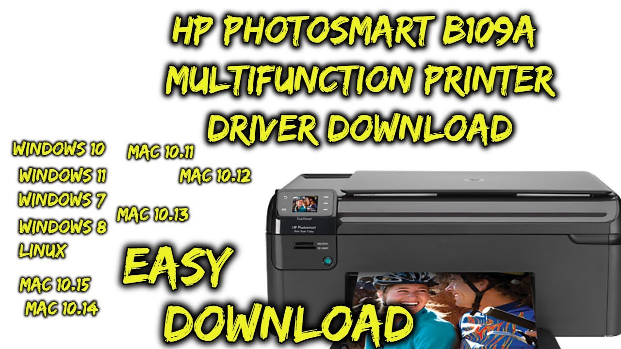 HP Photosmart multifunction printer Driver Download - YouTube