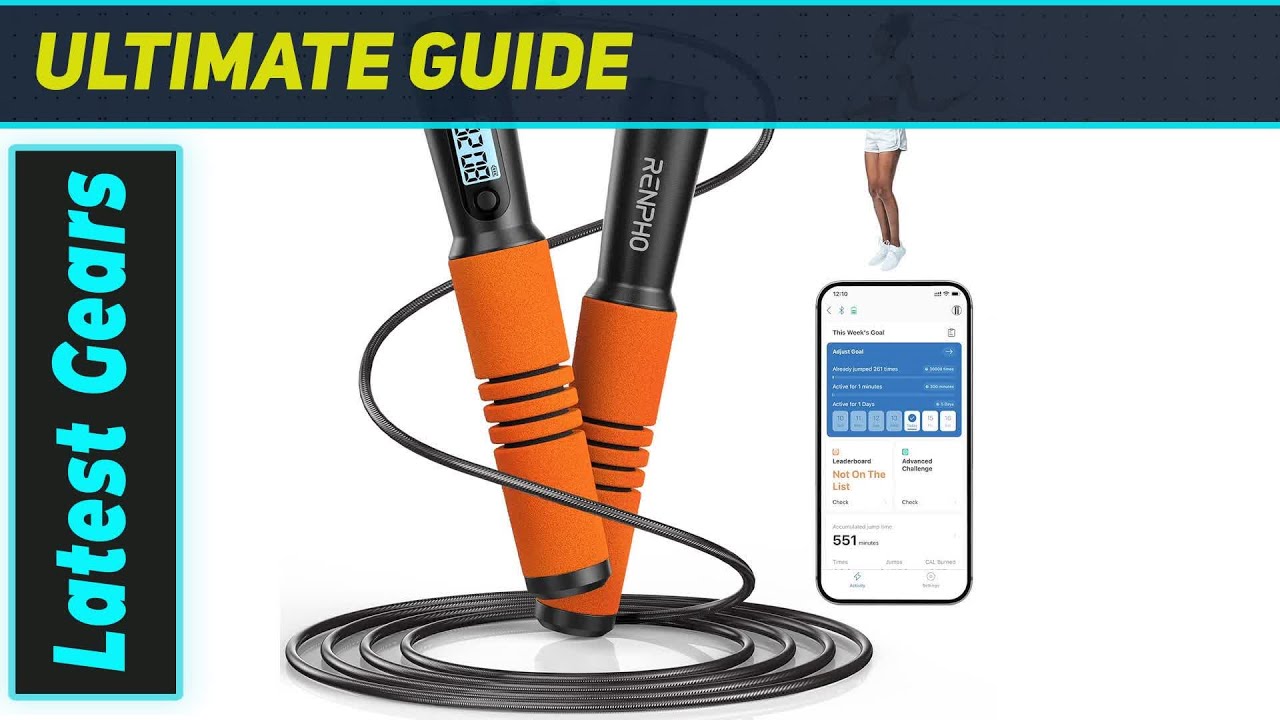 Renpho Smart Jump Rope - The Best Smart Jump Rope for Fitness Tracking