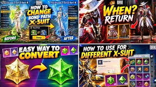 😱 HOW TO CHANGE BOND PATH X-SUIT | NEXT RETURN X-SUIT | 4.7 UPDATE X-SUIT | FREE X-SUIT MAX TRICK